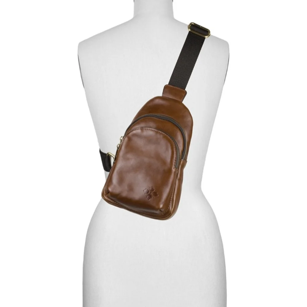 Patricia Nash Woman's Black Leather Sling Bag - Picture 5 of 5